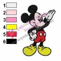 Mickey Mouse Cartoon Embroidery 30